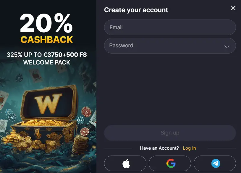 WinHero Registratie